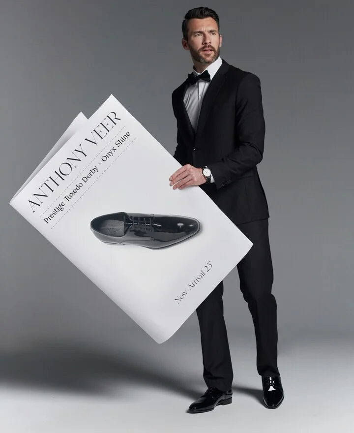 Anthony Veer Men's Prestige Tuxedo Derby Oxfords - Image 6