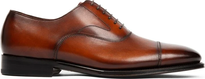Anthony Veer Men's Regent Cap Toe Leather Oxford Dress Shoes - Image 2