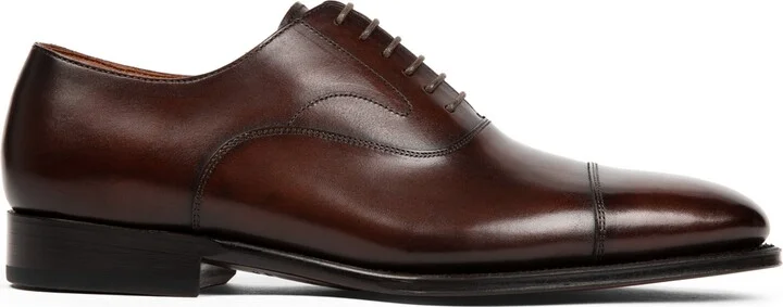 Anthony Veer Men's Regent Cap Toe Leather Oxford Dress Shoes - Image 7