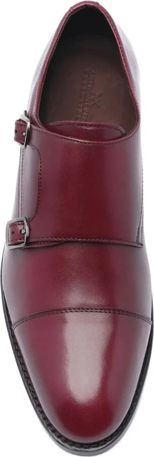 Anthony Veer Men's Roosevelt Ii Double Monk Strap Goodyear Welt Dress Shoe - Image 3