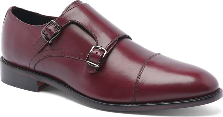 Anthony Veer Men's Roosevelt Ii Double Monk Strap Goodyear Welt Dress Shoe
