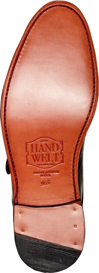 Anthony Veer Men's Roosevelt Iii Single Monkstrap Wingtip Goodyear Dress Shoes - Image 3