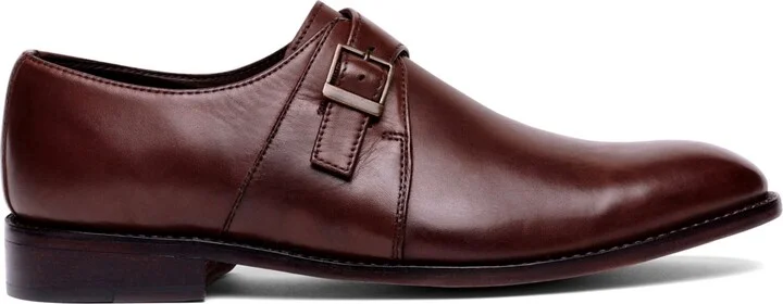Anthony Veer Men's Roosevelt Single Monk Strap Shoes - Image 2