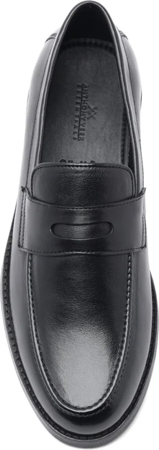 Anthony Veer Men's Sherman Penny Loafer Slip-On Leather Shoe - Image 4
