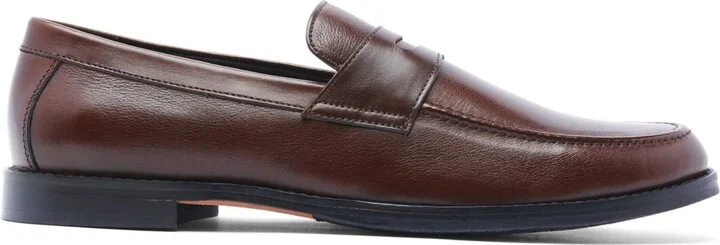 Anthony Veer Men's Sherman Penny Loafer Slip-On Leather Shoe - Image 6