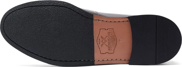 Anthony Veer Men's Sherman Penny Loafer Slip-On Leather Shoe - Image 9