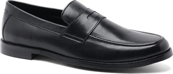 Anthony Veer Men's Sherman Penny Loafer Slip-On Leather Shoe