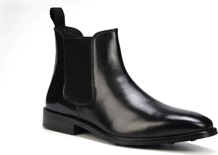 Anthony Veer Men's Thomas Leather Pull Up Chelsea Boots
