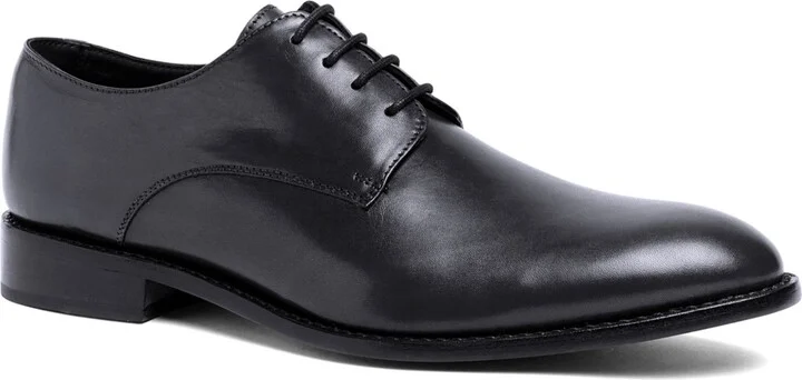 Anthony Veer Men's Truman Derby Lace-Up Leather Dress Shoes