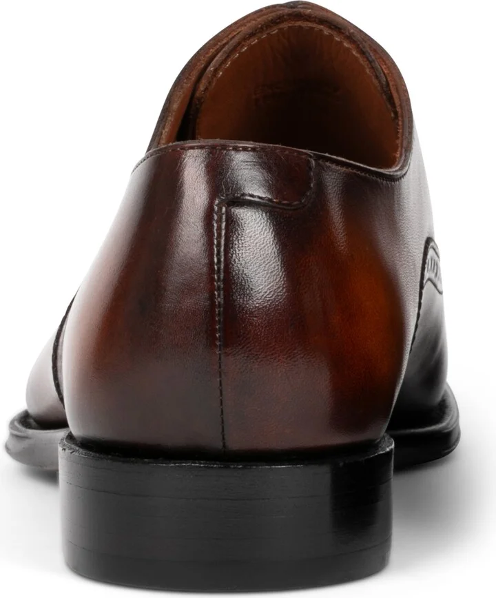 Anthony Veer Men's Windsor Broque Cap Toe Leather Oxford Dress Shoes - Image 10