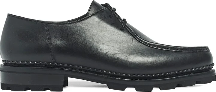 Anthony Veer Men's Wright Moc Toe Lace-Up Shoes - Image 10