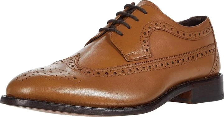 Anthony Veer Regan Wing Tip Derby Men's Shoes Walnut : 7.5 D - Medium, Leather - Image 2
