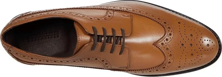 Anthony Veer Regan Wing Tip Derby Men's Shoes Walnut : 7.5 D - Medium, Leather - Image 3