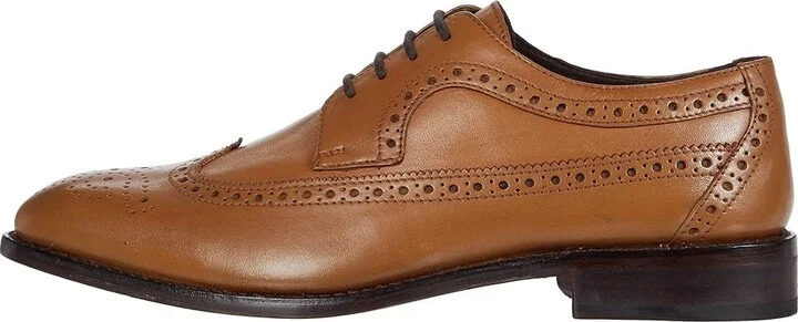 Anthony Veer Regan Wing Tip Derby Men's Shoes Walnut : 7.5 D - Medium, Leather - Image 7