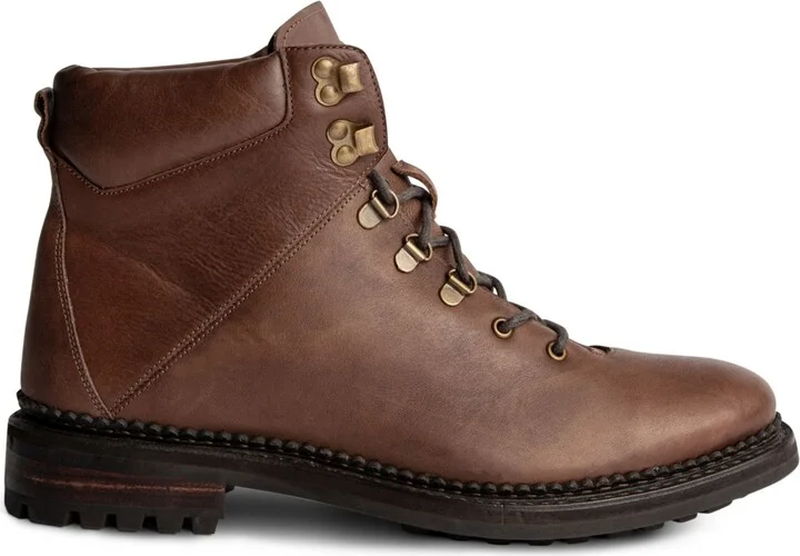 Anthony Veer Rockefeller Men's Leather Hiking Boots - Image 5