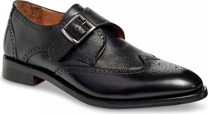 Anthony Veer Roosevelt Wingtip Monk Strap SlipOn