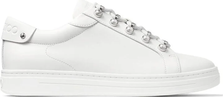 Antibes Pearl-Embellished Sneakers