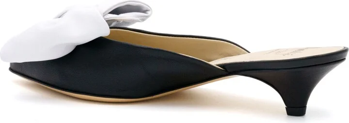 Antica Pointed Toe Kitten Heel Mule - Image 2