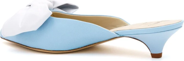 Antica Pointed Toe Kitten Heel Mule - Image 8