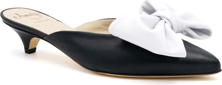 Antica Pointed Toe Kitten Heel Mule