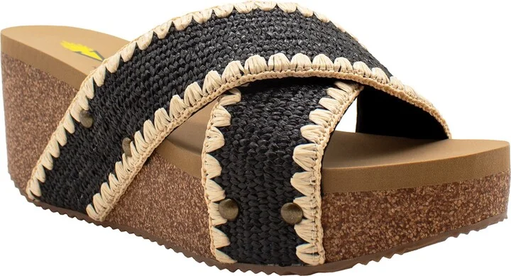 Antigua Platform Wedge Slide Sandal