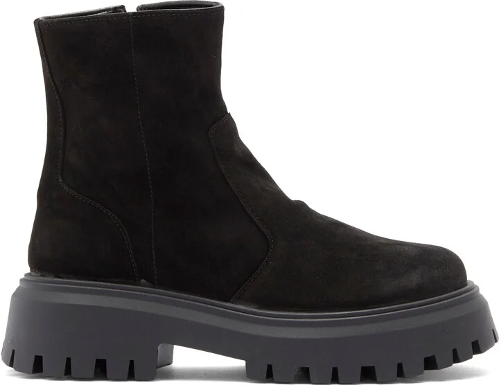 Antigua Suede Sock Platform Boot - Image 4