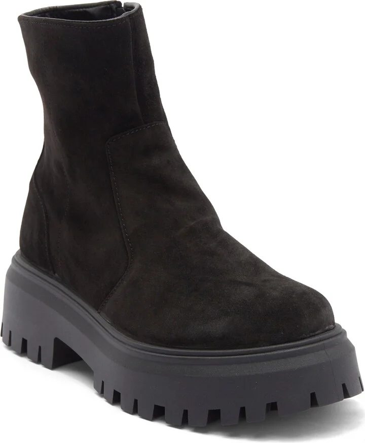 Antigua Suede Sock Platform Boot