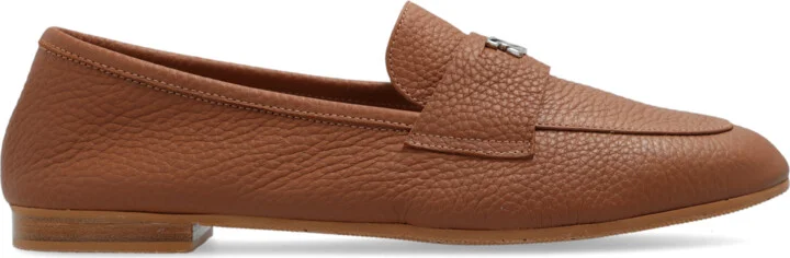‘Antilope’ Leather Loafers, , - Brown