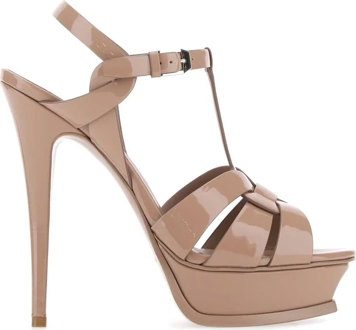 Antiqued Pink Leather Tribute 105 Sandals