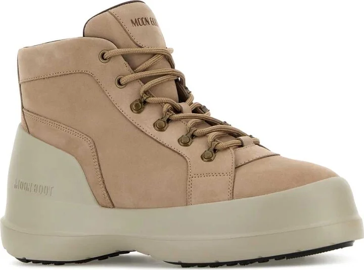 Antiqued Pink Nabuk Luna Trek Sneakers - Image 2