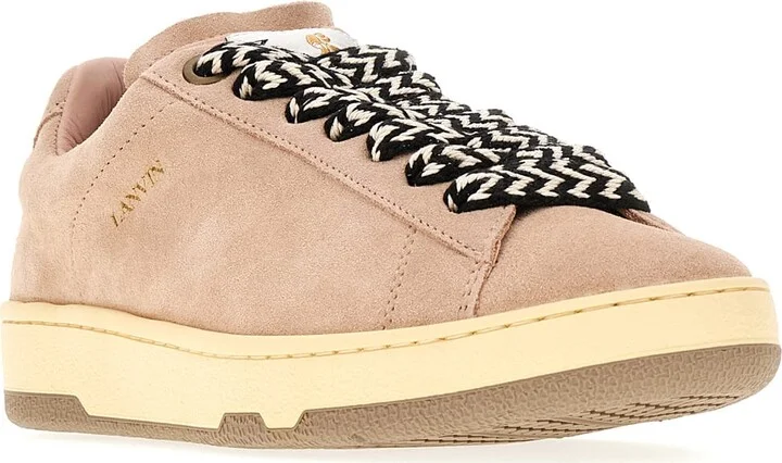 Antiqued Pink Suede Curb Lite Sneakers - Image 2