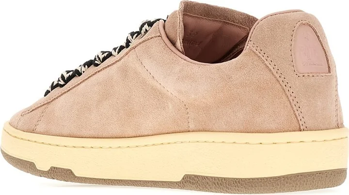 Antiqued Pink Suede Curb Lite Sneakers - Image 3