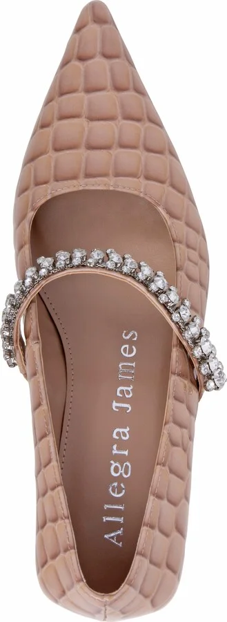Antonella Embossed Leather Pump - Image 4