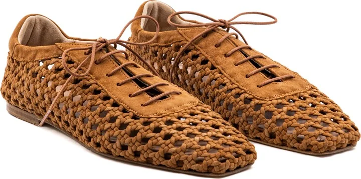 Antonia Camel Suede Oxford - Image 2