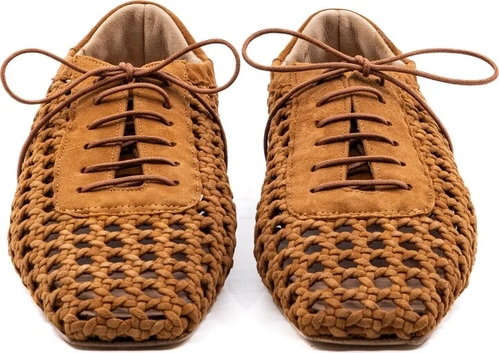 Antonia Camel Suede Oxford - Image 3