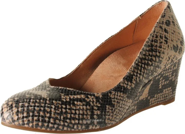 Antonia Womens Textured Wedge Heels