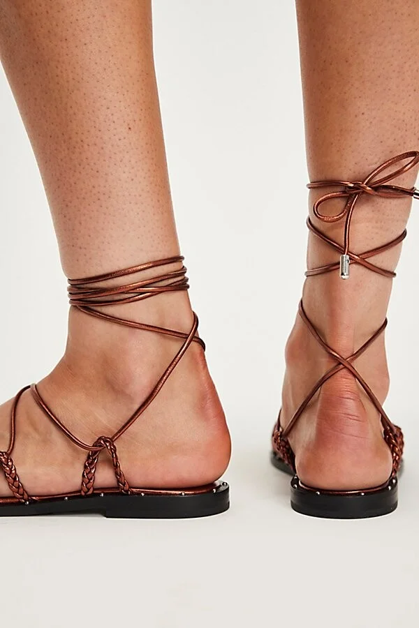 Antonia Wrap Sandals - Image 3