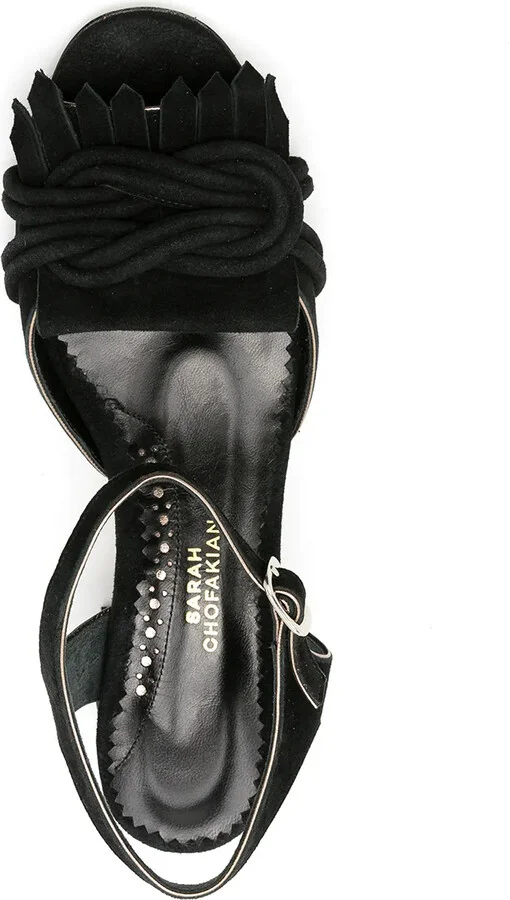 Antonieta fringe-flap sandals - Image 4