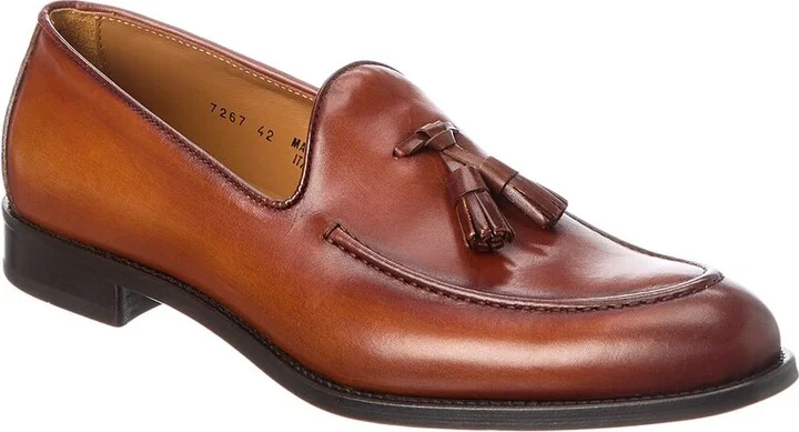 Antonio Maurizi Tassel Leather Loafer