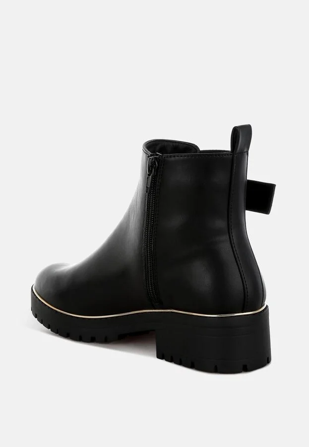 Antorin Chunky Buckle Detail Ankle Boots - Image 5