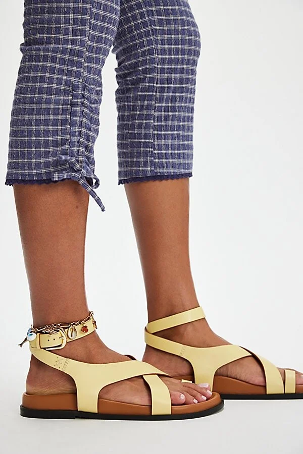 Anya Criss-Cross Footbed Sandals - Image 4