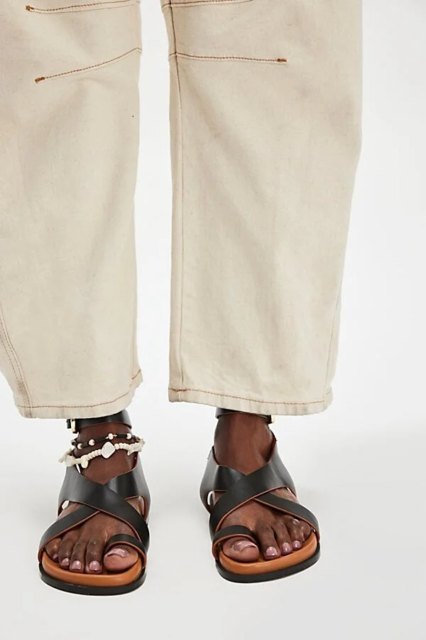 Anya Criss-Cross Footbed Sandals - Image 2