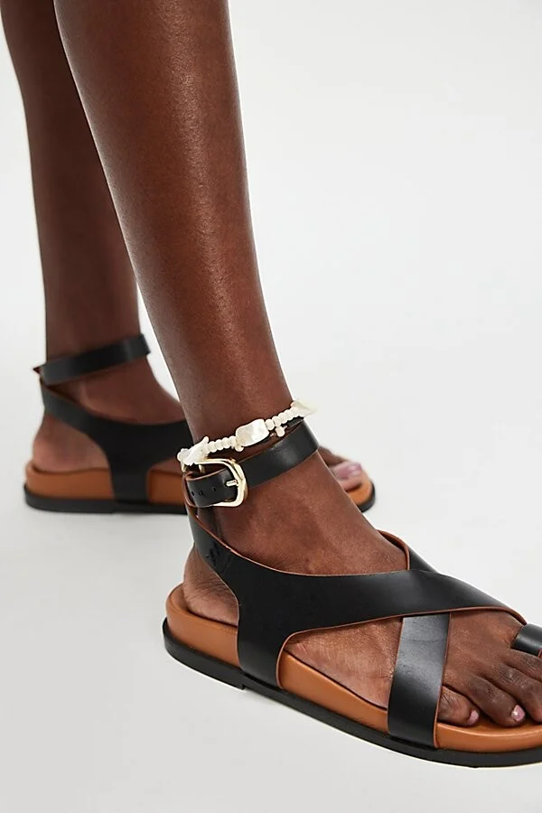 Anya Criss-Cross Footbed Sandals - Image 3