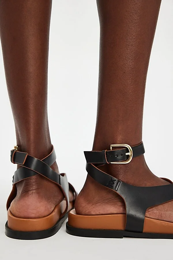 Anya Criss-Cross Footbed Sandals - Image 4