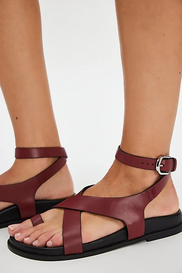 Anya Criss-Cross Footbed Sandals - Image 2