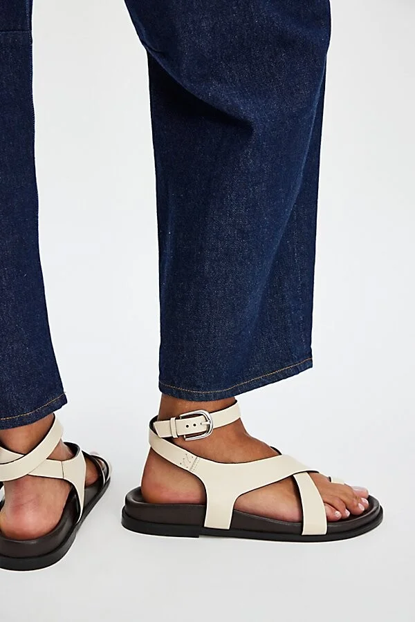 Anya Criss-Cross Footbed Sandals - Image 5