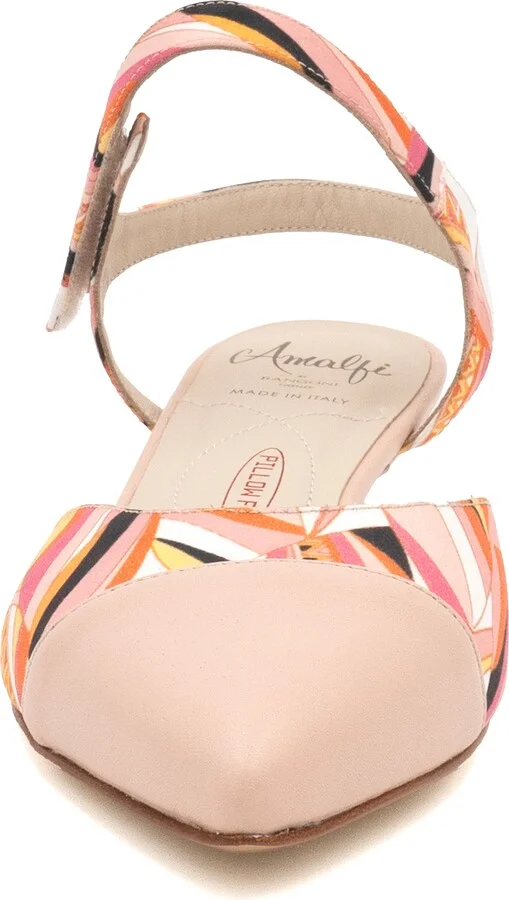Aosta Ankle Strap Pointed Cap Toe Pump - Image 8
