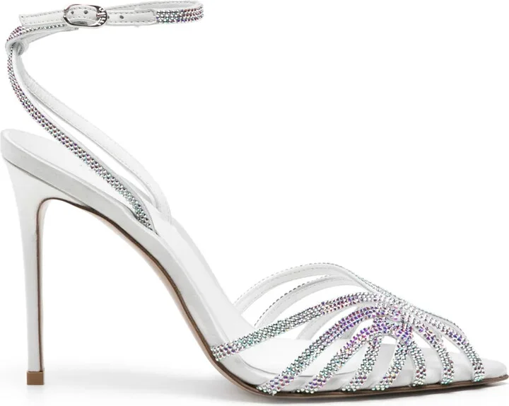 Aphrodite 120mm crystal-embellished sandals