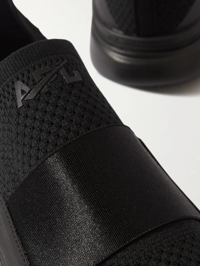 APL ATHLETIC PROPULSION LABS - Techloom Bliss Mesh And Stretch Slip-on Sneakers - Black - Image 4