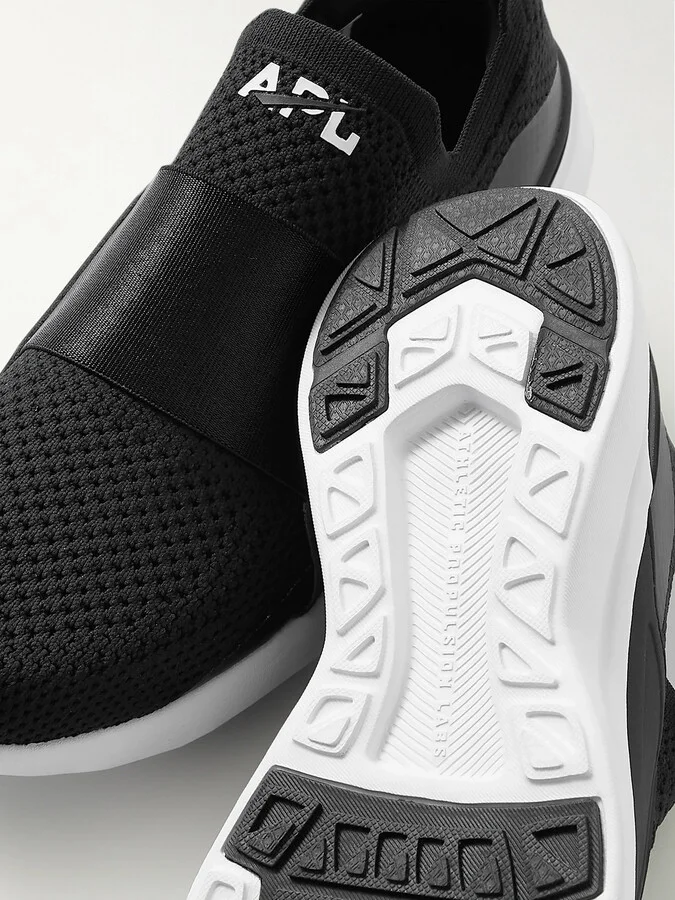 APL ATHLETIC PROPULSION LABS - Techloom Bliss Mesh And Stretch Slip-on Sneakers - Black - Image 4